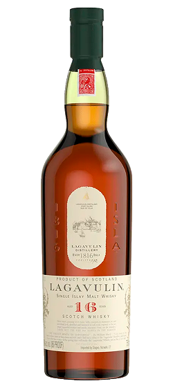 Lagavulin Scotch bottle